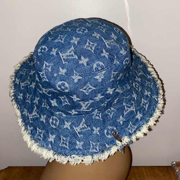 Sold@@@@@Louis Vuitton Denim Bob Hat - Picture 5 of 8